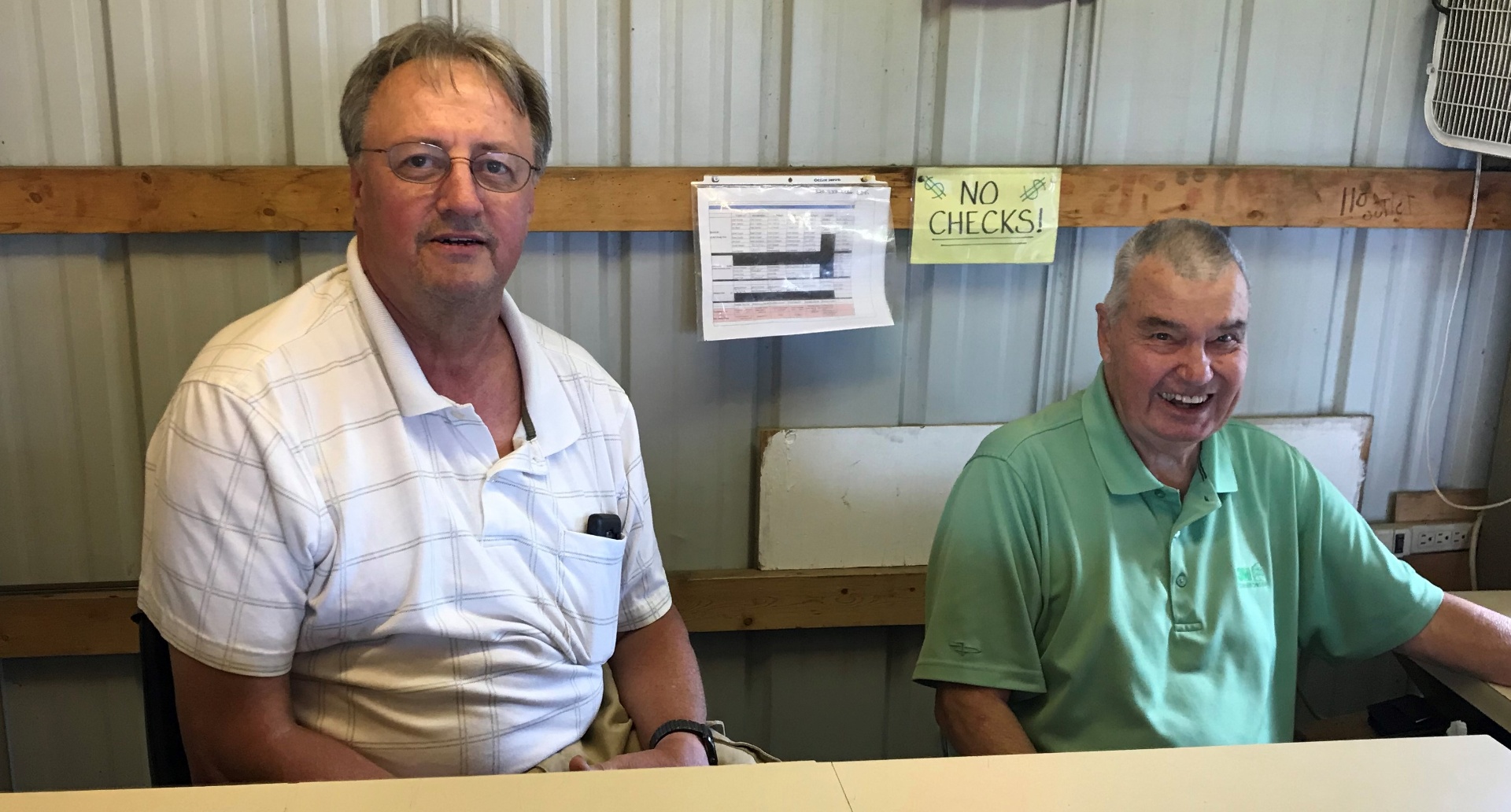 Brad and Bill staffing the beer garden during Sauk Rapids Fest, July 2018