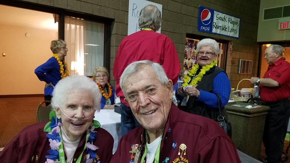 Sauk Rapids Riverside Lions at the February 2019 MidWinter Convention